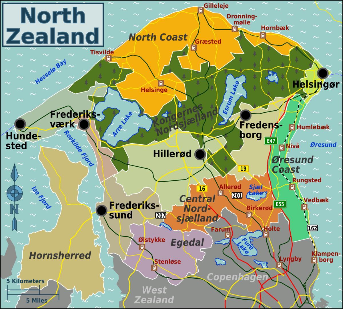 carte-zélande danemark