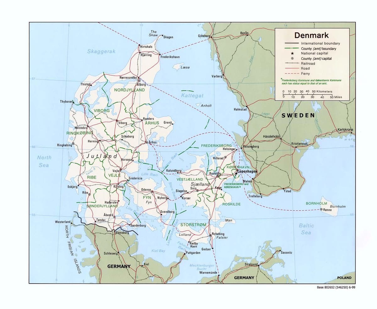 Carte de danemark ocean beach holiday park