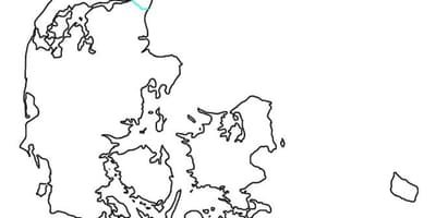 Carte vierge du danemark
