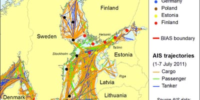 Carte de danemark levés et de la cartographie